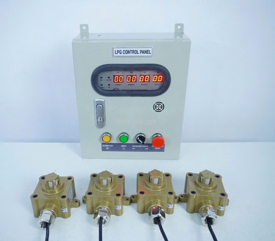 tu bao nong do gas ro ri 4 kenh dau do phong no EX-301